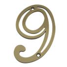 Número em Zamak Oxidado 9 - 95677 - SILVANA