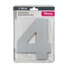 NUMERO ESPELHADO n 4 ADESIVO ACM PR30024 - PRIMAFER