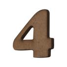Número para Aplique Kit 18un Artesanato 2,5cm Mdf Madeira Número para Aplique Kit 18un Artesanato 2,5cm Mdf Madeira
