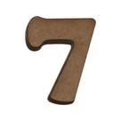 Número para Aplique Kit 18un Artesanato 2,5cm Mdf Madeira