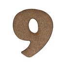 Número para Aplique Kit 18un Artesanato 2,5cm Mdf Madeira