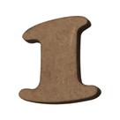 Número para Aplique Kit 50un Artesanato 2,5cm Mdf Madeira