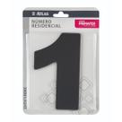 NUMERO PRETO n 1 ADESIVO ACM PR30001 - PRIMAFER