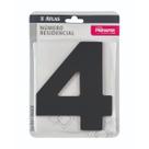 NUMERO PRETO n 4 ADESIVO ACM PR30004 - PRIMAFER