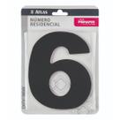NUMERO PRETO n 6 ADESIVO ACM PR30006 - PRIMAFER NUMERO PRETO n 6 ADESIVO ACM PR30006 - PRIMAFER