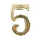 Numero residencial (5) dourado-helecon