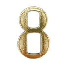 Numero residencial (8) dourado-helecon