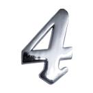 Numero residencial algarismo elegance medio n4 cromado