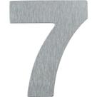 Numero Residencial Atlas Escovado No.7 - 12,5Cm Numero Residencial Atlas Escovado No.7 - 12,5Cm