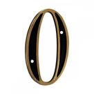 Numero Residencial Colonial Pvc Emave No.0 - Pacote Com 10 Pecas - Kit C/10 Cartelas