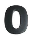 Numero Residencial Para Casa Em Plástico Abs Injetado 15cm Caixa Alta 0 Ao 9 Preto