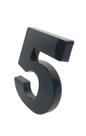 Numero Residencial Para Casa Em Plástico Abs Injetado 15cm Caixa Alta 0 Ao 9 Preto