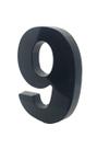 Numero Residencial Para Casa Em Plástico Abs Injetado 15cm Caixa Alta 0 Ao 9 Preto