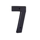 Número Residencial Plástico 19cm Preto Nº7 - Mac Loren