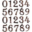 Números de caixa de correio HopeWan Copper 7 cm Self-Adhesive 20 Set