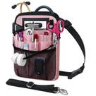 Nurse Fanny Pack BOVKE com bolsos para equipamentos médicos rosa Nurse Fanny Pack BOVKE com bolsos para equipamentos médicos rosa