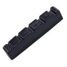 Nut Baixo 5 Cordas 43.1mm x 6.1mm Largo Flat ABS Preto