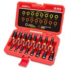 Nut Driver Set AKM TOOL 16 unidades de haste hexagonal magnética Cr-V Steel
