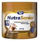 Nutra Senior Adulto 50 mais, Sabor Capuccino Pote 400g 28 Vitaminas e Minerais