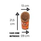 Nutricoco Cone Pequeno Feito Fibras Naturais 100% Ecológico
