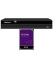 Nvd 1416 Intelbras 16 canais IP 4k Hd 2TB Purple