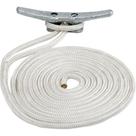 Nylon trançado duplo Dock Line Sea-Dog 1/2" x 10' branco