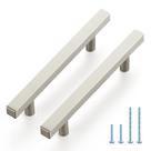 O armário JOY DECOR suporta 10 unidades de níquel escovado com orifício central de 10 cm