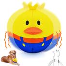 O brinquedo interativo para cães ZanLLW responde a latidos, cutucadas e patas