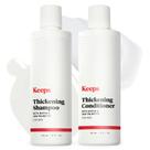 O conjunto de shampoo e condicionador mantém os cabelos espessos masculinos em 240 ml
