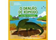 O dragão de komodo nas ilhas da indonésia O dragão de komodo nas ilhas da indonésia
