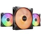 O estojo para PC pode ficar quieto! Pacote triplo Light Wings LX 120 mm PWM
