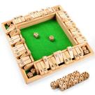 O jogo Shut The Box Ropoda atualizou 12 números de madeira
