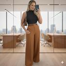 O Mais Vendido Conjunto Feminino Calça Alfaiataria e Blusa Cropped ideal para Escritorio Trabalho Corretoras advogadas O Mais Vendido Conjunto Feminino Calça Alfaiataria e Blusa Cropped ideal para Escritorio Trabalho Corretoras advogadas