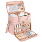 O organizador de esmaltes HOMEST Double Layer contém 80 garrafas O organizador de esmaltes HOMEST Double Layer contém 80 garrafas