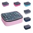 O organizador de esmaltes UOZL Small Clear contém 30 garrafas