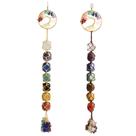 O ornamento suspenso é o conjunto de cristais curativos de 7 chakras