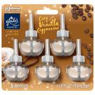 O purificador de ar Glade Plugins reabastece o aconchegante cappuccino de baunilha