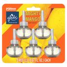 O purificador de ar Glade Plugins recarrega Mighty Mango, 20 ml, pacote com 5