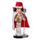 O Quebra-Nozes Elvis Presley em terno branco de 25 cm