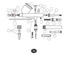 O-Ring Anel de Vedação do Bico Externo Para Aerógrafos ON60 Onetools O-Ring Anel de Vedação do Bico Externo Para Aerógrafos ON60 Onetools