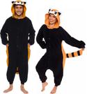 O traje funciona! macacão adulto de Halloween Animal Red Panda