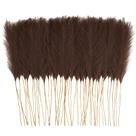 Obbsie artificial com decoração de capim-dos-pampas, 50 unidades, 55 cm, marrom