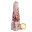 Obelisco Hematoide Vermelho Natural 12 a 14 cm 200 a 300 g - Tipo B