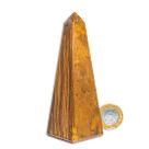 Obelisco Jaspe Amarelo Natural 22 a 24 cm 500 a 700 g - Tipo B