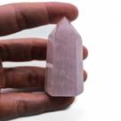 Obelisco Ponta De Quartzo Rosa - 5cm 100g Para O Amor