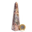 Obelisco Quartzo Jiboia Natural 10 a 12 cm 100 a 200 g - Tipo B