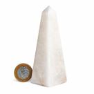Obelisco Quartzo Leitoso Natural 10 a 12cm 100 a 200g Tipo B Obelisco Quartzo Leitoso Natural 10 a 12cm 100 a 200g Tipo B