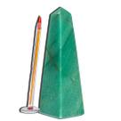 Obelisco Quartzo Verde Natural 16 a 18 cm 400 a 500 g - Tipo B