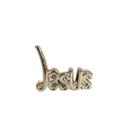 Objeto Decorativo de Porcelana Com a Palavra Jesus