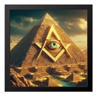 Obra De Arte Piramide De Gizé Com O Simbolo Mistico Maçon